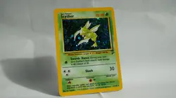 Pokemon TCG Scyther 17/130 Base Set 2 Holo Rare Unlimited 2000 WOTC Near Mint - Image 1