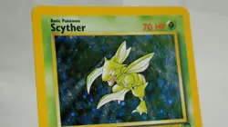 Pokemon TCG Scyther 17/130 Base Set 2 Holo Rare Unlimited 2000 WOTC Near Mint - Image 2