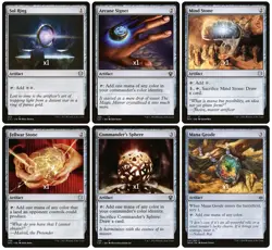 MTG Colorless Artifact Commander Deck Staples Mana Rock Bundle (6 Cards) MINT - Image 1