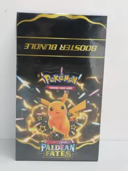 2023 Pokemon Scarlet Violet Paldean Fates Sealed Booster Bundle Display Box (d) - Image 1
