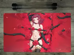Ygomat Akiza Izinski Trading Card Game OCG Playmat TCG Mat Free Best Tube / Bag - Image 1