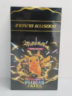 2023 Pokemon Scarlet Violet Paldean Fates Sealed Booster Bundle Display Box (c) - Image 1