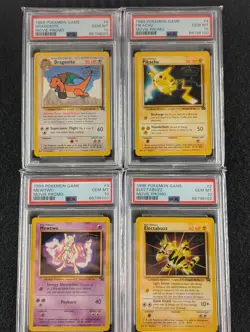 Pokemon Movie Black Star Promo Complete Set PSA 10 Sequential Pikachu, Dragonite - Image 1