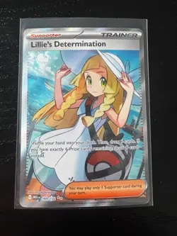 Pokemon Lillie's Determination Mega Evolution 169/132 Ultra Rare Holo NM - Image 1