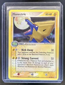 2006 Pokemon EX Crystal Guardians Manectric Holo #8/100 - Image 1