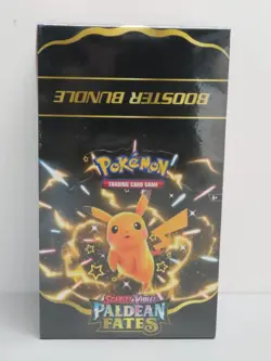 2023 Pokemon Scarlet Violet Paldean Fates Sealed Booster Bundle Display Box (b) - Image 1