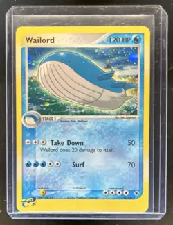 2003 Pokemon EX Ruby & Sapphire Wailord Holo #14/109 - Image 1