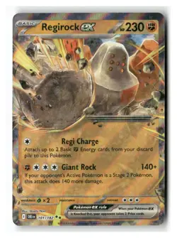 Regirock ex 101/182 Double Rare Destined Rivals Pokemon Near Mint - Image 1