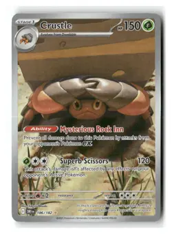 Crustle 186/182 Illustration Rare Destined Rivals Pokemon Near Mint - Image 1