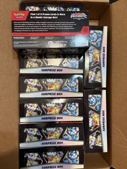 Pokemon Prismatic Evolutions 9 Surprise Box (EMPTY) Storage Box & Dividers ONLY - Image 3