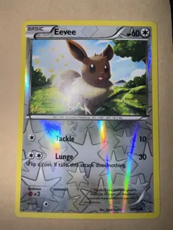 Pokemon Eevee 63/98 XY Ancient Origins Reverse Holo Common Basic HP 60 English - Image 1