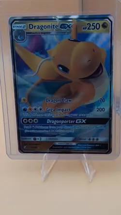 Dragonite GX 37/70 Dragon Majesty Ultra Rare GX 250 HP Holo Pokemon TCG Stage 2 - Image 1
