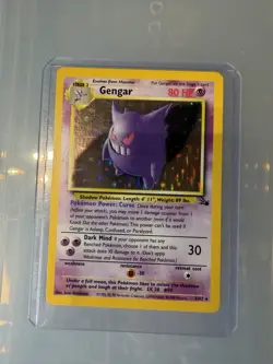 Pokemon Gengar 5/62 Fossil Holo Rare 1999 Wizards HP 80 Stage 2 - Image 1