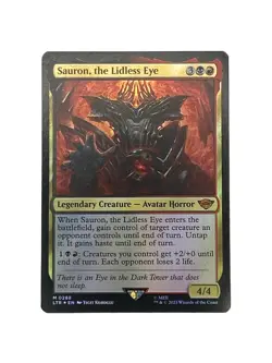 Sauron, the Lidless Eye 288 FOIL MYTHIC MtG The Lord of the Rings Trading Card - Image 1