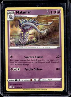 2022 Pokemon SWSH Lost Origin Malamar #078/196 - Image 1