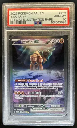 2023 Pokemon SV Paldea Evolved Ting-Lu ex #263/193 PSA 10 GEM MINT - Image 1
