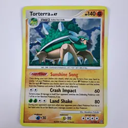 Torterra LV.47 Pokemon 11/100 Diamond & Pearl Stormfront Holo Rare - Image 1