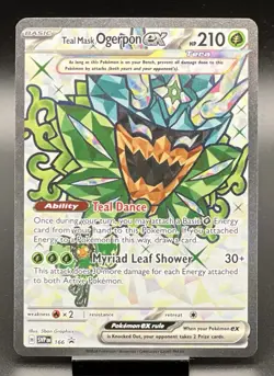 Pokemon Teal Mask Ogerpon Ex 166 Holo Promo SVP Black Star Promo TCG 2024 NM - Image 1