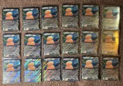 2025 Pokemon PRISMATIC EVOLUTIONS STAMPED SNORLAX EX HOLO 76/131 LOT OF 18 NM - Image 1