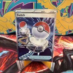 Switch 123/094 – Full Art Trainer – Holo – Pokemon TCG – Phantasmal Flames - Image 1