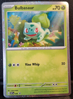 Bulbasaur Cosmos Holo SVP 046 (NM) Scarlet & Violet Black Star Promo Pokemon TCG - Image 1