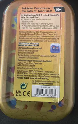 Pokemon TCG: Scarlet & Violet 151 Mini Tin Sealed! - Image 2