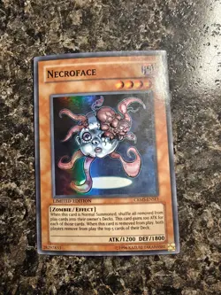 Yugioh Necroface - CRMS-ENSE1 - Limited Super Rare - LP - Image 1