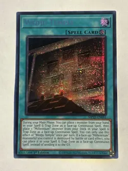 Yu-Gi-Oh! MP25 LCKC 1st Ed Holo Polymerization Mimighoul Dungeon Wedju Temple - Image 3