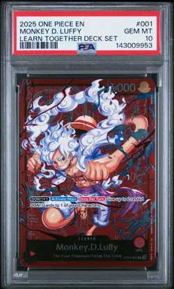 Monkey.D.Luffy - ST21-001 (Luffy Deck) ST21-001 Learn Together Deck Set PSA 10 - Image 1