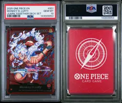 Monkey.D.Luffy - ST21-001 (Luffy Deck) ST21-001 Learn Together Deck Set PSA 10 - Image 3