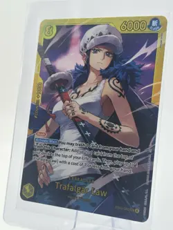 Bandai Trafalgar Law EB03-062 Secret Rare Foil Rush One Piece Heroines Edition - Image 1