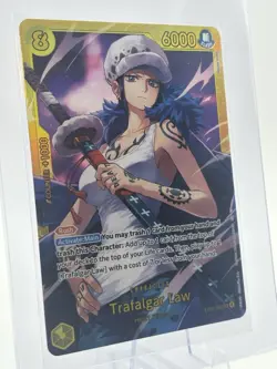 Bandai Trafalgar Law EB03-062 Secret Rare Foil Rush One Piece Heroines Edition - Image 2