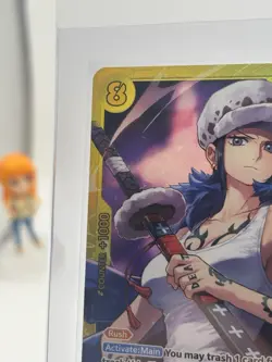 Bandai Trafalgar Law EB03-062 Secret Rare Foil Rush One Piece Heroines Edition - Image 3