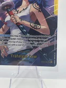 Bandai Trafalgar Law EB03-062 Secret Rare Foil Rush One Piece Heroines Edition - Image 5