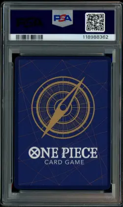 2024 One Piece EN Bandai Card Game Fest #080 Monkey D. Luffy PSA 10 GEM MINT - Image 2