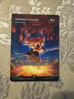 MTG Shantotto's Coercion - Diabolic Intent (Showcase) Final Fantasy 34 - Image 1