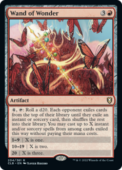 Wand of Wonder FOIL Commander Legends: Battle for Baldur's Gate NM CARD ABUGames - Image 1