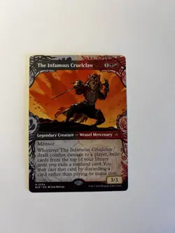 The Infamous Cruelclaw - 334 - MTG - Bloomburrow - (Showcase) NM Unplayed - Image 1