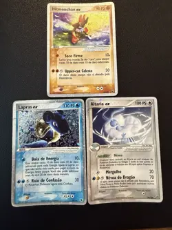 Pokemon ex Cards Lot (PT) – Hitmonchan ex, Lapras ex, Altaria ex – Holo Rare - Image 1