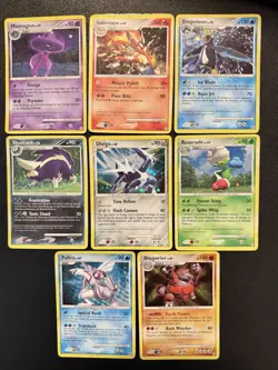 Pokemon Diamond & Pearl 2007 Holo Rare Lot Dialga Palkia Empoleon 9 Cards - Image 1