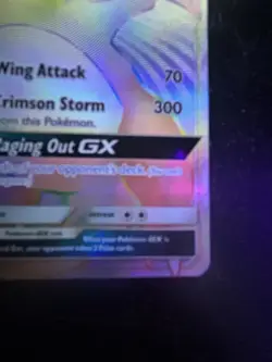 Charizard GX Rainbow Rare Holo Card 150/147 Sm-Burning Shadows Series NM-M - Image 4
