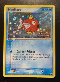 Pokemon Card-Magikarp-65/109 -Rocket EX Returns-Holo-STAMPED-Very Good - Image 1