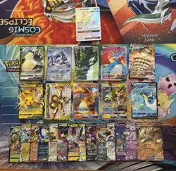 Pokemon Card Lot Full Art Alt Art Fire Snorlax Charizard Psyduck - Image 1