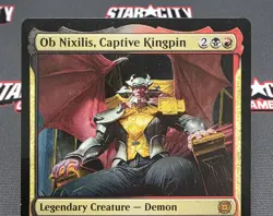 MTG Ob Nixilis, Captive Kingpin- DAMAGED -MOM: The Aftermath Magic Card #041 - Image 3