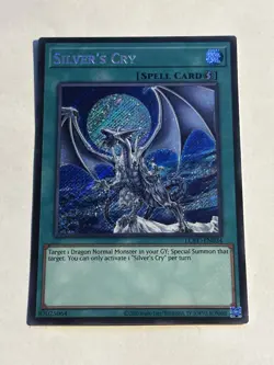 Yu-Gi-Oh! LCKC Holo Silver's Cry Dragon Ravine Trade-In Spell Card Lot - Image 1