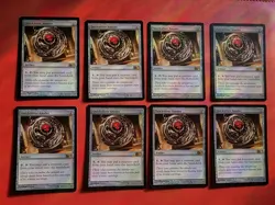 MTG Magic the Gathering Quicksilver Amulet Card M12 Magic 2012 Regular - Image 1