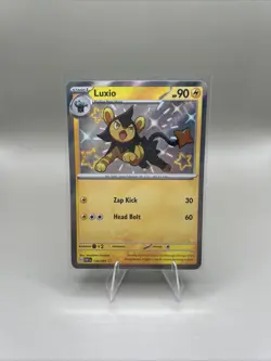 Pokemon TCG Luxio Shiny Card SV Paldean Fates NM Rare Card 136/091 - Image 1