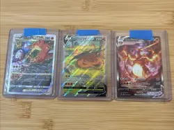 Pokemon Trio Card Set Charizard Vstar, Charizard V, Charizard VMAX (3-Pack) - Image 1