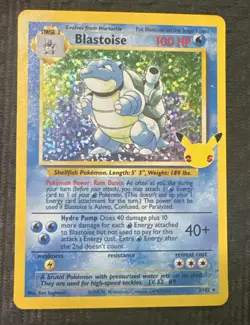 Blastoise 2/102 Pokemon Card - Celebrations 25th Anniversary - NM - Image 1