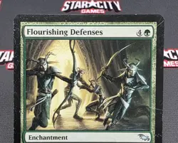 MTG Flourishing Defenses- DAMAGED -Shadowmoor Magic the Gathering Card #114 - Image 3